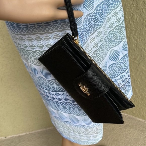 Coach Tech Wallet Black NWT - Picture 11 of 15